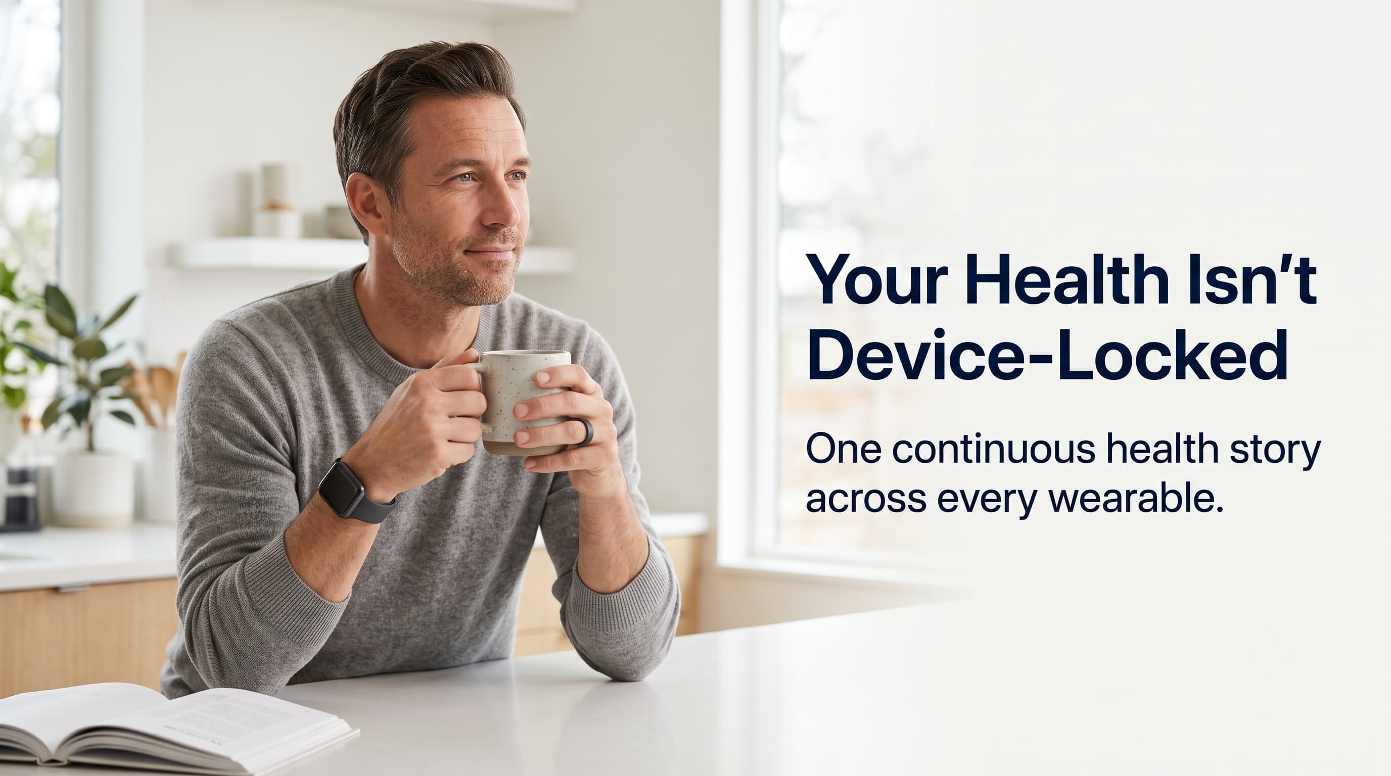 A physician reviewing a subscriber's weekly wearable data